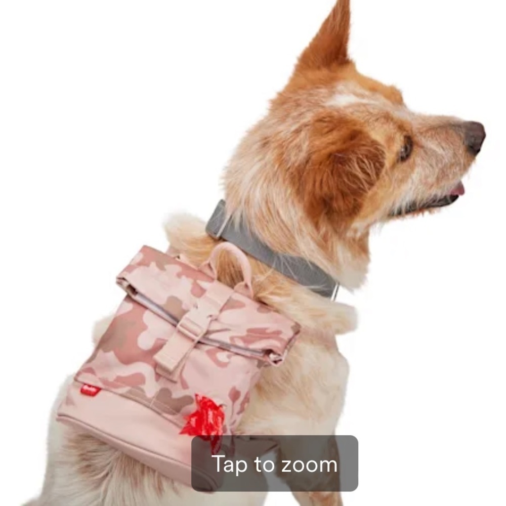 NWT Reddy Pink Camo dog backpack S/M - Picture 5 of 7